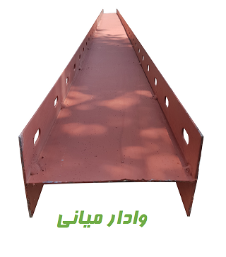 وادار میانی وال تک به عرض 15.5 با ورق فولاد مبارکه ST37